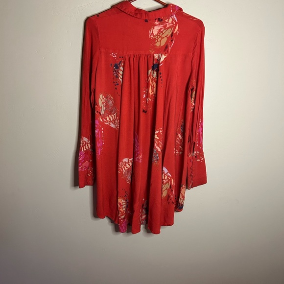 Free People Field of Butterflies Tunic Dress.Women's Sz:Med   245 - Picture 2 of 6
